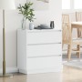 Mesita de noche luz LED madera ingeniería blanca 71x34,5x75 cm | Foro24.es | Tu tienda online para hogar, jardín y más Foro24.es