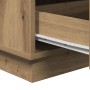 Mesa de Noche con LED Roble Artisan 39x34.5x65 cm Madera Elaborada | Foro24.es | Tu tienda online para hogar, jardín y más Foro24.es