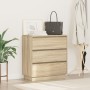 Mesita de noche LED madera ingeniería roble Sonoma 71x34,5x75cm | Foro24.es | Tu tienda online para hogar, jardín y más Foro24.es