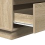 Mesita de noche LED madera ingeniería roble Sonoma 71x34,5x75cm | Foro24.es | Tu tienda online para hogar, jardín y más Foro24.es