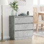 Mesita de noche LED madera color gris hormigón 71x34,5x75 cm von , Nachttische - Ref: Foro24-869637, Preis: 98,05 €, Rabatt: %