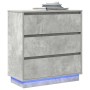 Mesita de noche LED madera color gris hormigón 71x34,5x75 cm von , Nachttische - Ref: Foro24-869637, Preis: 98,05 €, Rabatt: %