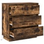 Mesita de noche LED madera color roble ahumado 71x34,5x75 cm | Foro24.es | Tu tienda online para hogar, jardín y más Foro24.es
