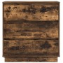 Mesita de noche LED madera color roble ahumado 71x34,5x75 cm | Foro24.es | Tu tienda online para hogar, jardín y más Foro24.es