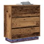 Mesita de noche LED madera ingeniería envejecida 71x34,5x75 cm | Foro24.es | Tu tienda online para hogar, jardín y más Foro24.es