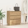 Mesita de noche LED madera color roble artisan 71x34,5x75 cm by , Nightstands - Ref: Foro24-869641, Price: 98,05 €, Discount: %