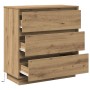 Mesita de noche LED madera color roble artisan 71x34,5x75 cm by , Nightstands - Ref: Foro24-869641, Price: 98,05 €, Discount: %