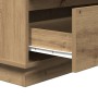 Mesita de noche LED madera color roble artisan 71x34,5x75 cm by , Nightstands - Ref: Foro24-869641, Price: 98,05 €, Discount: %
