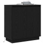 Aparador luz LED madera ingeniería roble negro 71x34,5x75 cm | Foro24.es | Tu tienda online para hogar, jardín y más Foro24.es