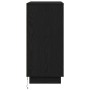 Aparador luz LED madera ingeniería roble negro 71x34,5x75 cm | Foro24.es | Tu tienda online para hogar, jardín y más Foro24.es