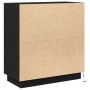 Aparador luz LED madera ingeniería roble negro 71x34,5x75 cm | Foro24.es | Tu tienda online para hogar, jardín y más Foro24.es