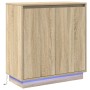 Sideboard  con LED en Roble Sonoma - 71 x 34.5 x 75 cm - Hecho de Madera Elaborada | Foro24.es | Tu tienda online para hogar, jardín y más Foro24.es