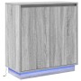 Aparador con LED Gris Sonoma 71x34,5x75 cm Madera Compensada | Foro24.es | Tu tienda online para hogar, jardín y más Foro24.es