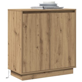 Aparador luz LED madera ingeniería roble artisan