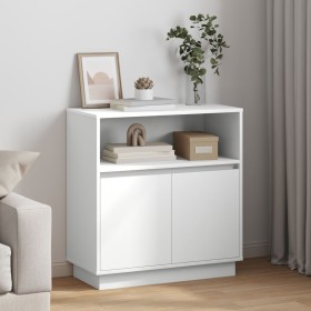 Aparador con LED Blanco 71x34,5x75 cm Madera Engineered de , Aparadores - Ref: Foro24-869650, Precio: 79,24 €, Descuento: %