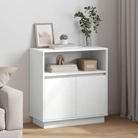Aparador con LED Blanco 71x34,5x75 cm Madera Engineered | Foro24.es | Tu tienda online para hogar, jardín y más Foro24.es