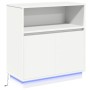 Aparador con LED Blanco 71x34,5x75 cm Madera Engineered | Foro24.es | Tu tienda online para hogar, jardín y más Foro24.es