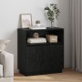 Sideboard con LED Negro Roble 71x34,5x75 cm Madera Elaborada | Foro24.es | Tu tienda online para hogar, jardín y más Foro24.es