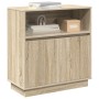 Sideboard con LED de roble Sonoma 71x34,5x75 cm en madera aglomerada | Foro24.es | Tu tienda online para hogar, jardín y más Foro24.es