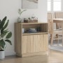 Sideboard con LED de roble Sonoma 71x34,5x75 cm en madera aglomerada | Foro24.es | Tu tienda online para hogar, jardín y más Foro24.es