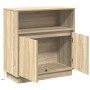 Sideboard con LED de roble Sonoma 71x34,5x75 cm en madera aglomerada | Foro24.es | Tu tienda online para hogar, jardín y más Foro24.es