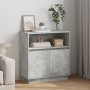 Sideboard con LED Gris Concreto 71x34,5x75 cm Madera de ingeniería | Foro24.es | Tu tienda online para hogar, jardín y más Foro24.es