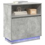 Sideboard con LED Gris Concreto 71x34,5x75 cm Madera de ingeniería | Foro24.es | Tu tienda online para hogar, jardín y más Foro24.es