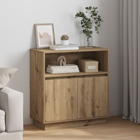 Sideboard con LED Roble Artisan 71x34,5x75 cm