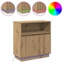 Sideboard con LED Roble Artisan 71x34,5x75 cm Madera Elaborada | Foro24.es | Tu tienda online para hogar, jardín y más Foro24.es