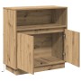 Sideboard con LED Roble Artisan 71x34,5x75 cm Madera Elaborada | Foro24.es | Tu tienda online para hogar, jardín y más Foro24.es