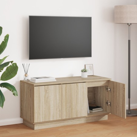 Cabinet para TV Roble Sonoma 100x38x49 cm Madera Elaborada | Foro24.es | Tu tienda online para hogar, jardín y más Foro24.es