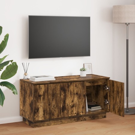Cabinet de TV Ahumado 100x38x49 cm Madera Elaborada | Foro24.es | Tu tienda online para hogar, jardín y más Foro24.es