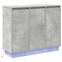 Aparador con LED Gris Concreto 90x32x75 cm Madera Elaborada | Foro24.es | Tu tienda online para hogar, jardín y más Foro24.es