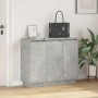 Aparador con LED Gris Concreto 90x32x75 cm Madera Elaborada | Foro24.es | Tu tienda online para hogar, jardín y más Foro24.es