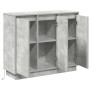 Aparador con LED Gris Concreto 90x32x75 cm Madera Elaborada | Foro24.es | Tu tienda online para hogar, jardín y más Foro24.es