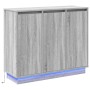 Sideboard  con LED, Gris Sonoma, 90x32x75 cm, Madera trabajada | Foro24.es | Tu tienda online para hogar, jardín y más Foro24.es