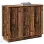 Aparador luz LED madera ingeniería envejecida 90x32x75 cm | Foro24.es | Tu tienda online para hogar, jardín y más Foro24.es