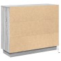 Sideboard  con LED, Gris Sonoma, 90x32x75 cm, Madera trabajada | Foro24.es | Tu tienda online para hogar, jardín y más Foro24.es