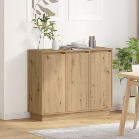 Aparador luz LED madera ingeniería roble artisan