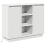 Mueble de TV con LED Blanco 90x32x75 cm Madera de Ingeniero von , Nachttische - Ref: Foro24-869682, Preis: 104,83 €, Rabatt: %