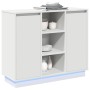 Mueble de TV con LED Blanco 90x32x75 cm Madera de Ingeniero von , Nachttische - Ref: Foro24-869682, Preis: 104,83 €, Rabatt: %