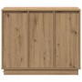 Aparador luz LED madera ingeniería roble artisan 90x32x75 cm | Foro24.es | Tu tienda online para hogar, jardín y más Foro24.es