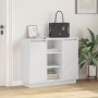 Mueble de TV con LED Blanco 90x32x75 cm Madera de Ingeniero von , Nachttische - Ref: Foro24-869682, Preis: 104,83 €, Rabatt: %