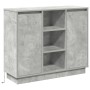 Aparador con LED Gris Concreto 90x32x75 cm Madera Elaborada | Foro24.es | Tu tienda online para hogar, jardín y más Foro24.es