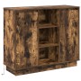 Sideboard con LED Roble Ahumado 90x32x75 cm Madera Ingenierizada | Foro24.es | Tu tienda online para hogar, jardín y más Foro24.es