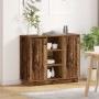 Aparador con LED Madera Vieja 90x32x75 cm Madera Ingeniada | Foro24.es | Tu tienda online para hogar, jardín y más Foro24.es