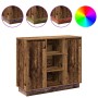 Aparador con LED Madera Vieja 90x32x75 cm Madera Ingeniada | Foro24.es | Tu tienda online para hogar, jardín y más Foro24.es