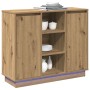 Sideboard con LED Roble Artesanal 90x32x75 cm Madera Elaborada | Foro24.es | Tu tienda online para hogar, jardín y más Foro24.es