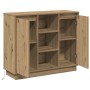 Sideboard con LED Roble Artesanal 90x32x75 cm Madera Elaborada | Foro24.es | Tu tienda online para hogar, jardín y más Foro24.es