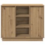 Sideboard con LED Roble Artesanal 90x32x75 cm Madera Elaborada | Foro24.es | Tu tienda online para hogar, jardín y más Foro24.es